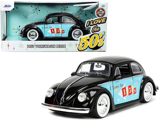 1959 Volkswagen Beetle  Black Diecast Model Car 