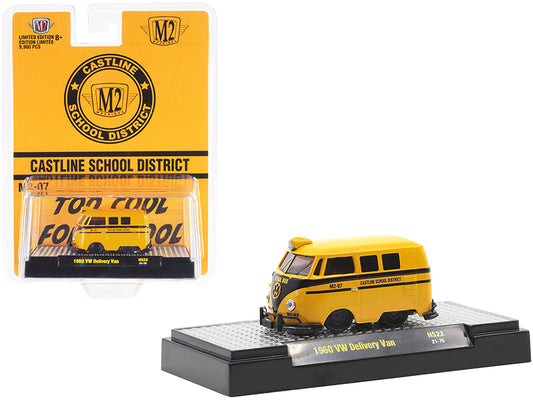 1960 Volkswagen Delivery Yellow Diecast Model Van 