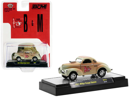 1941 Willys Coupe Gasser Green Diecast Model Car 