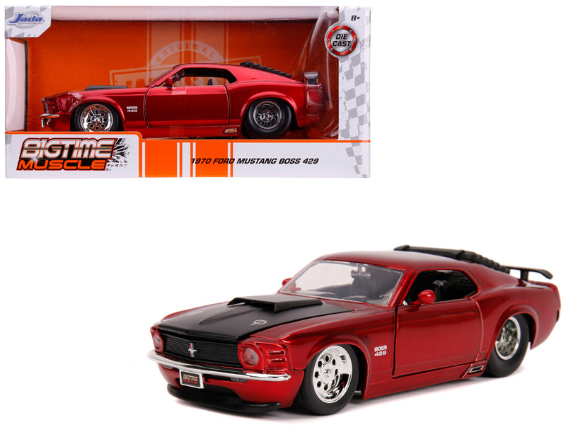 1970 Ford Mustang Boss Red Diecast Model Car 