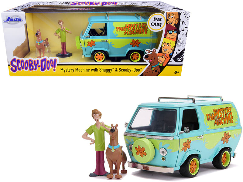 The Mystery Machine w Green Diecast Model Van Scooby Doo