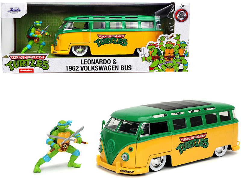 1962 Volkswagen Yellow Diecast Model Van Teenage Mutant Ninja Turtles