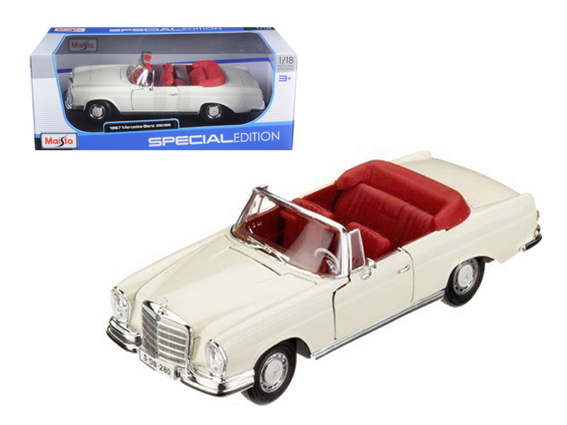 1967 Mercedes Benz 280 Cream Diecast Model Car 