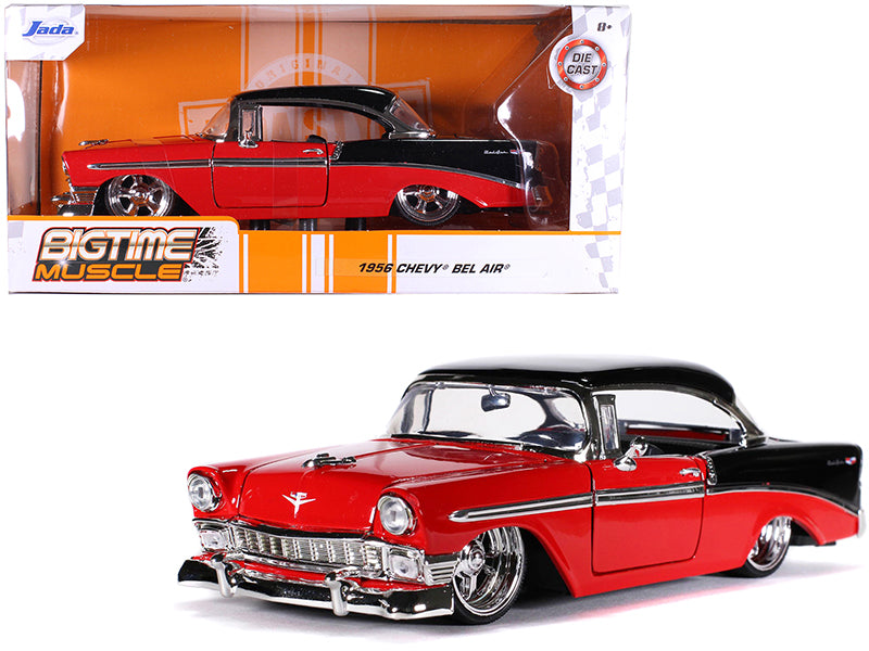 1956 Chevrolet Bel Air Red Diecast Model Car