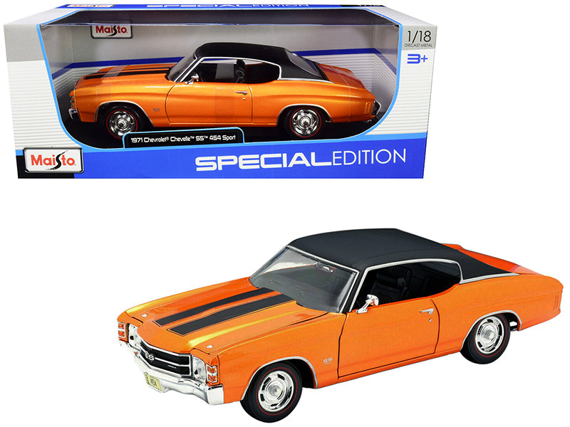 1971 Chevrolet Chevelle SS Orange Diecast Model Car 