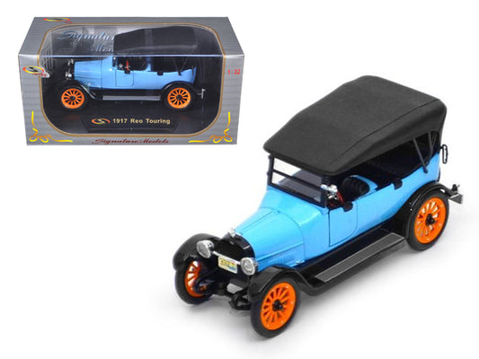 1917 Reo Touring  Blue Diecast Model Car 