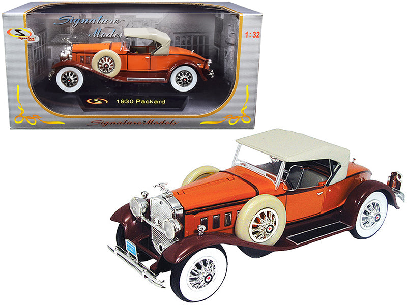 1930 Packard Boattail Speedster Brown Diecast Model Car 