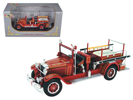 1928 Studebaker Fire Engine Red Diecast Model Fire Engine Fire & Rescue