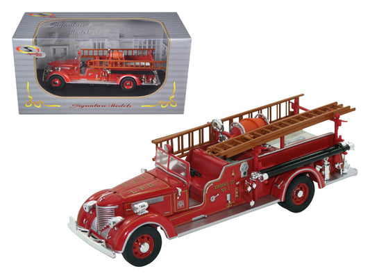1939 Packard Fire Engine Red Diecast Model Fire Engine Fire & Rescue