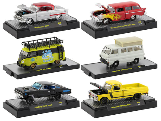 Auto Shows 6 Piece  Diecast Model Car/Truck Set 