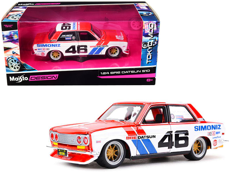 Datsun 510 #46 Simoniz  Diecast Model Race Car 