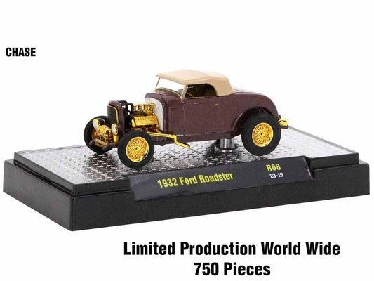 Auto Meets 6 Piece  Diecast Model Car/Truck Set 