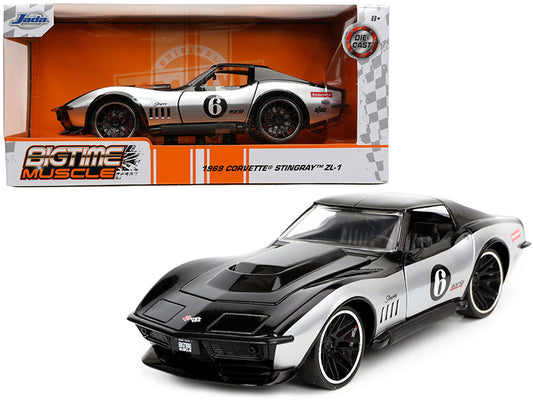 1969 Chevrolet Corvette Stin Black Diecast Model Race Car 