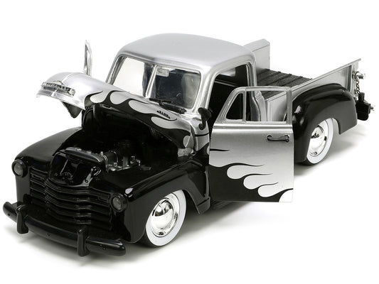 1953 Chevrolet 3100  Silver Diecast Model Pickup Truck 