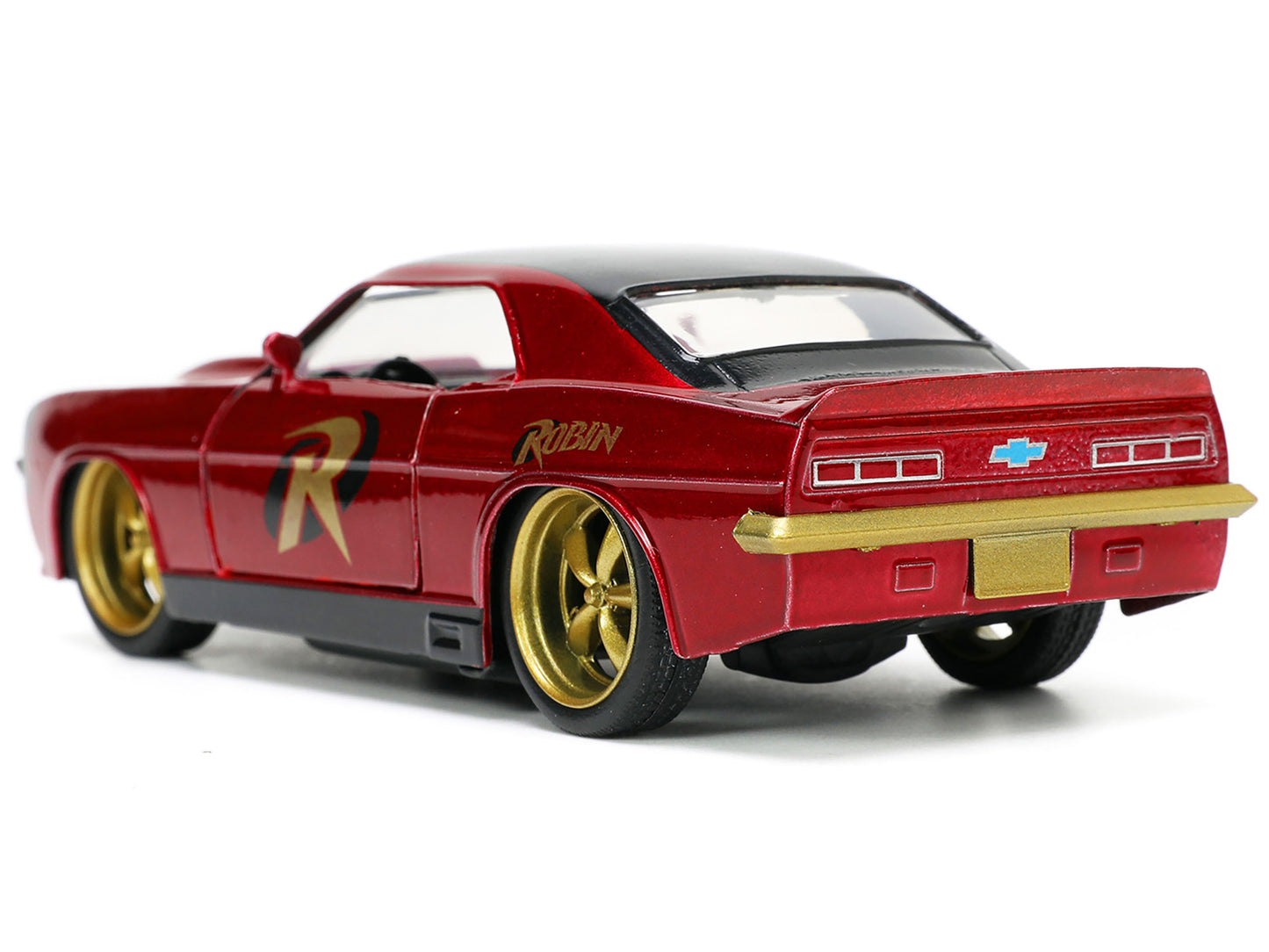 1969 Chevrolet Camaro Dark Red Diecast Model Car Batman