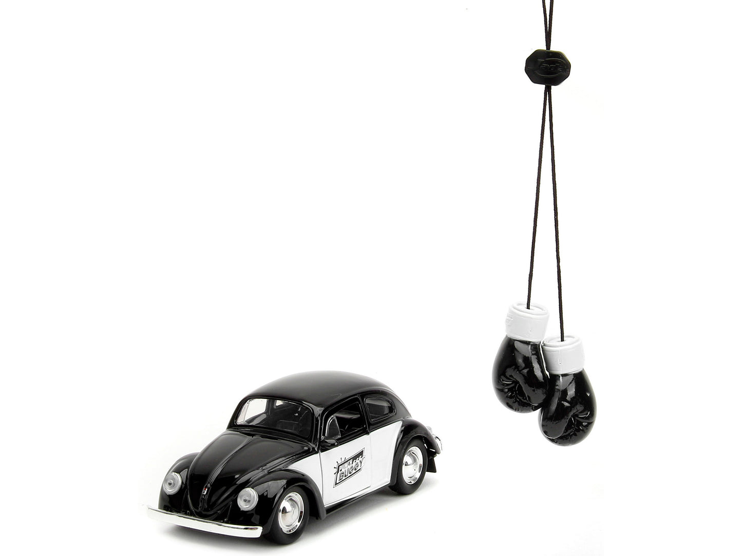 1959 Volkswagen Beetle Punch Black & White Diecast Model Car 