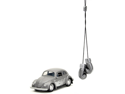 1959 Volkswagen Beetle  Gray Diecast Model Car 