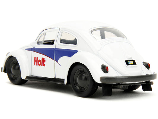 1959 Volkswagen Beetle Holt White Diecast Model Car 