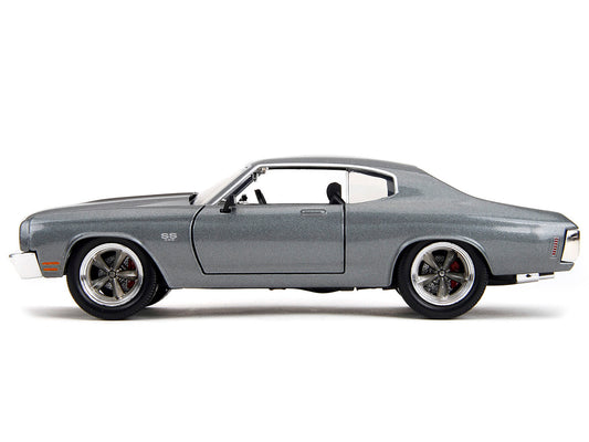 1970 Chevrolet Chevelle SS Gray Diecast Model Car 