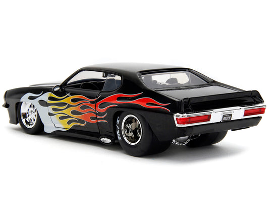 1971 Pontiac GTO  Black Diecast Model Car 