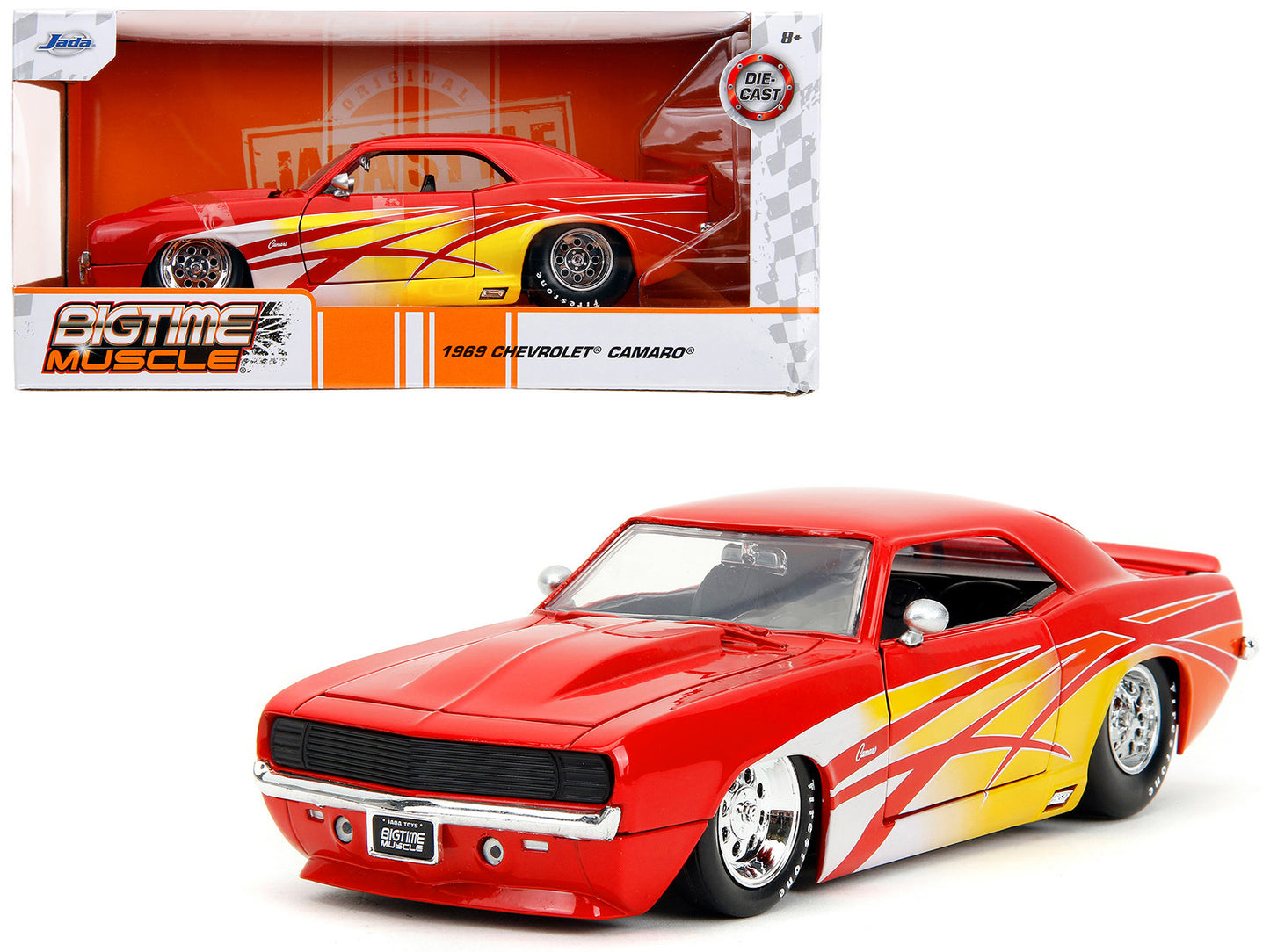 1969 Chevrolet Camaro  Red Diecast Model Car 