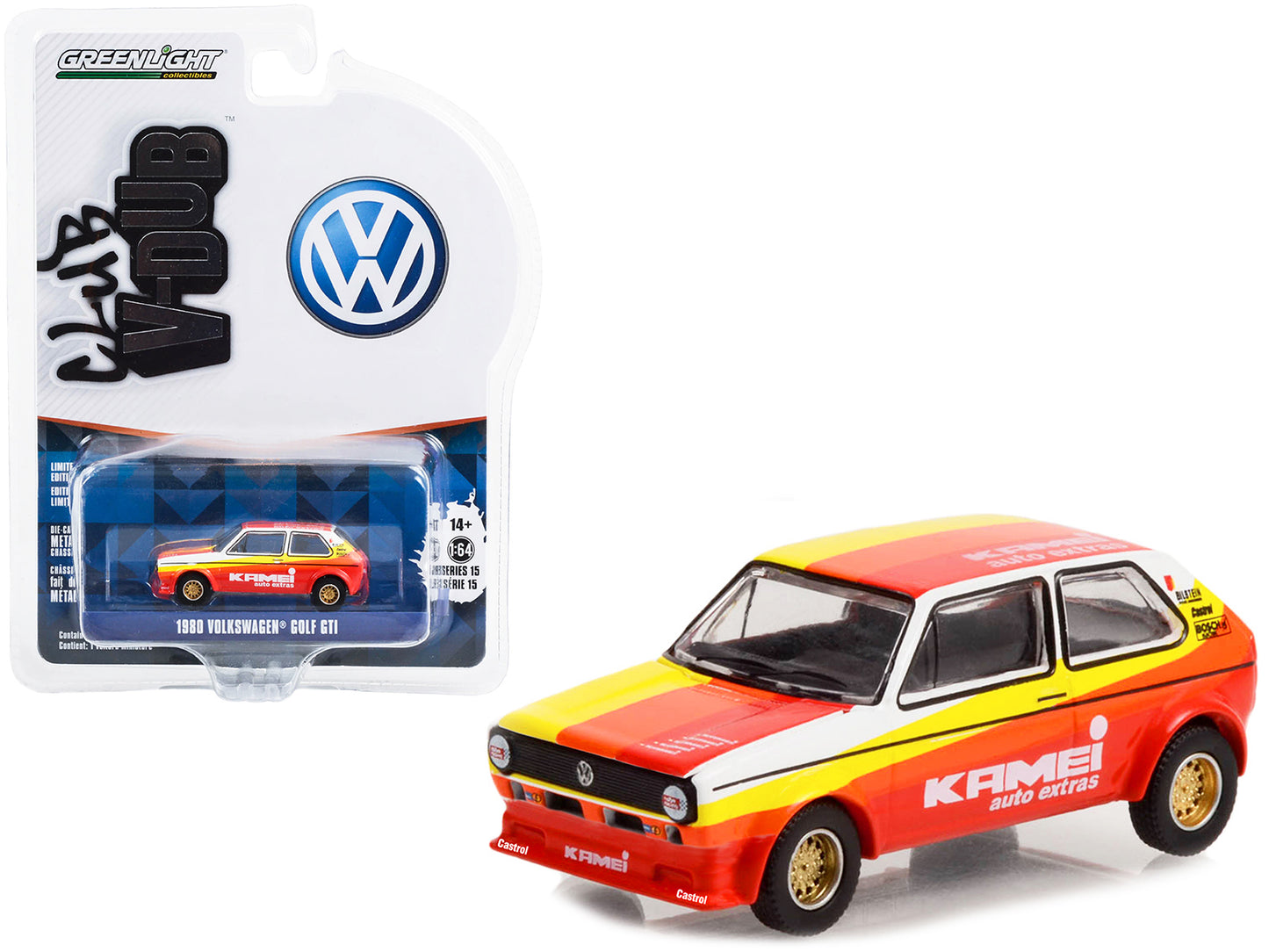 1980 Volkswagen Golf GTI Red Diecast Model Car 