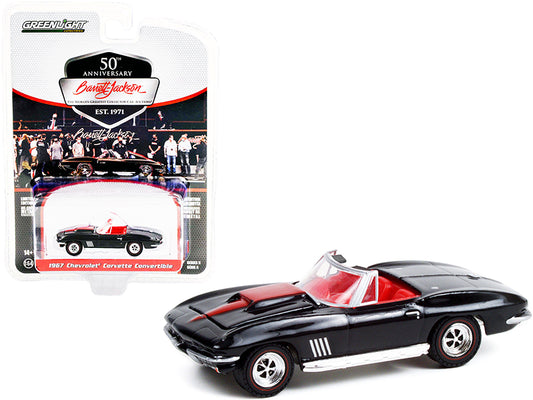 1967 Chevrolet Corvette Convertible Black Diecast Model Car 