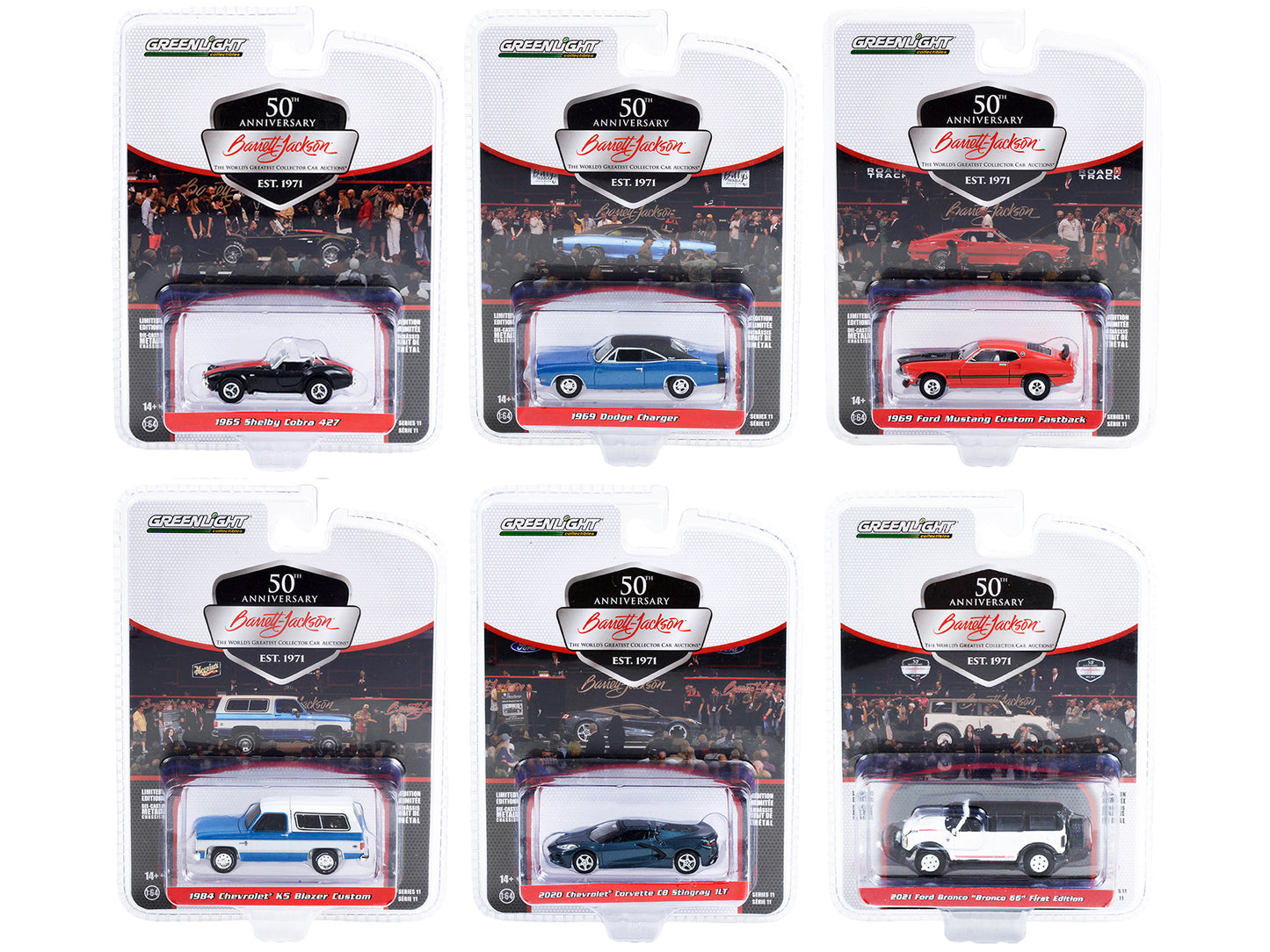 Barrett Jackson  Diecast Model Car/Truck Set 