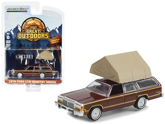 1979 Ford LTD Country Brown Diecast Model Car 