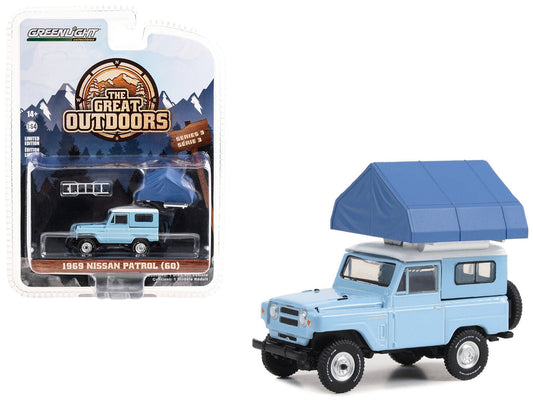 1969 Nissan Patrol 60 Blue Diecast Model Car 