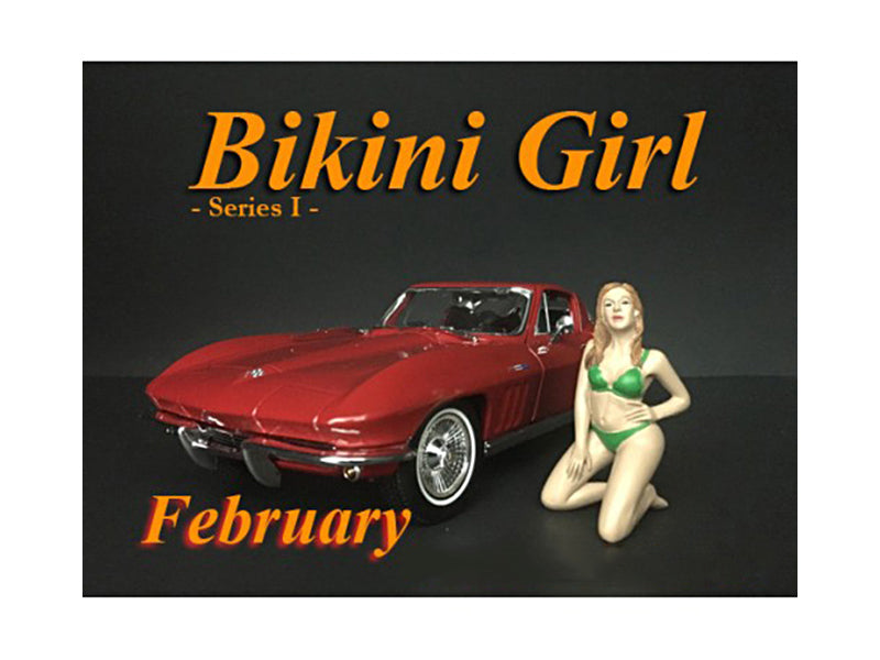 February Bikini   Model Calendar Girls Figure 