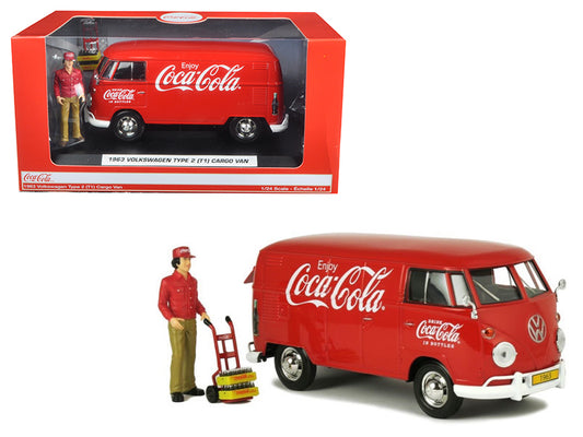 1963 Volkswagen Type 2  Diecast Model Van Coca-Cola