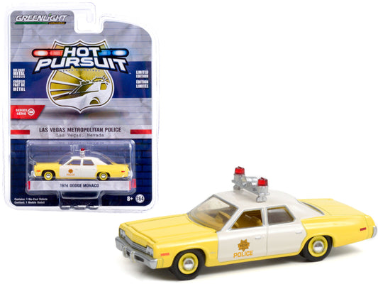 1974 Dodge Monaco  Yellow Diecast Model Car 