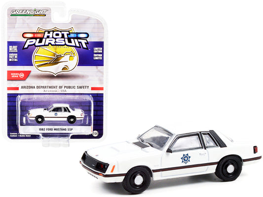 1982 Ford Mustang SSP White Diecast Model Car 