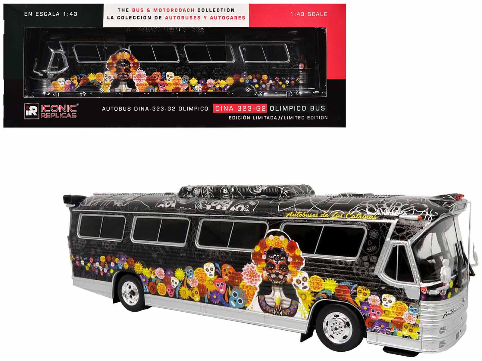 Dina 323 G2 Olimpico Multi-color Diecast Model Bus