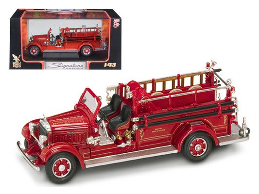 1935 Mack Type 75BX Red Diecast Model Fire Engine Fire & Rescue