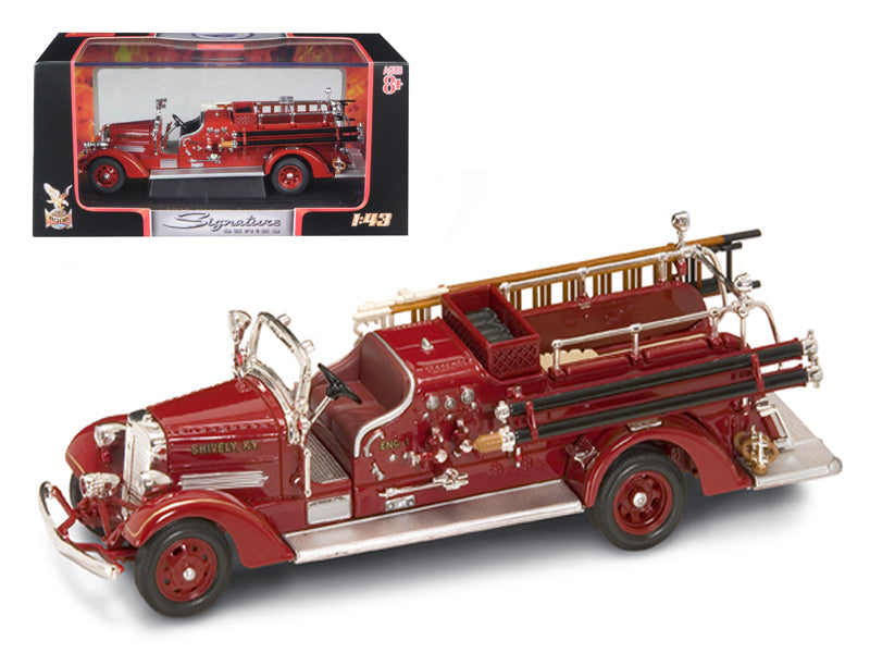 1938 Ahrens Fox VC Red Diecast Model Fire Engine Fire & Rescue