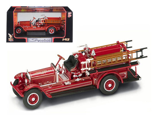 1924 Stutz Model C Red Diecast Model Fire Engine Fire & Rescue