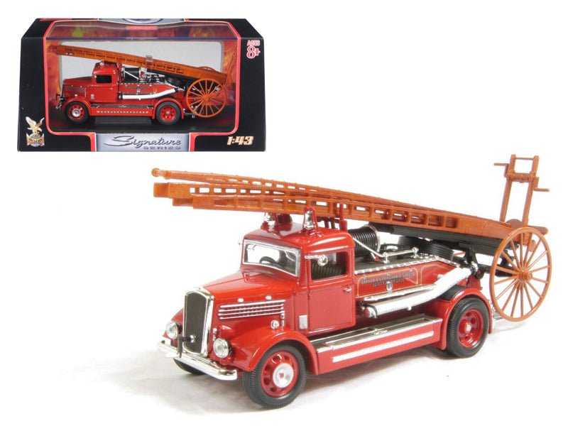 1938 Dennis Light Four Red Diecast Model Fire Engine Fire & Rescue