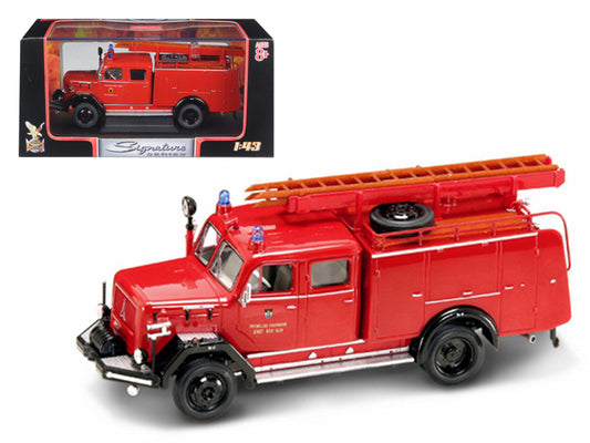 1964 Magirus Deutz 150 Red Diecast Model Fire Engine Fire & Rescue