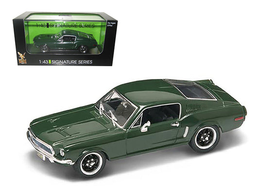 1968 Ford Mustang GT Green Diecast Model Car 