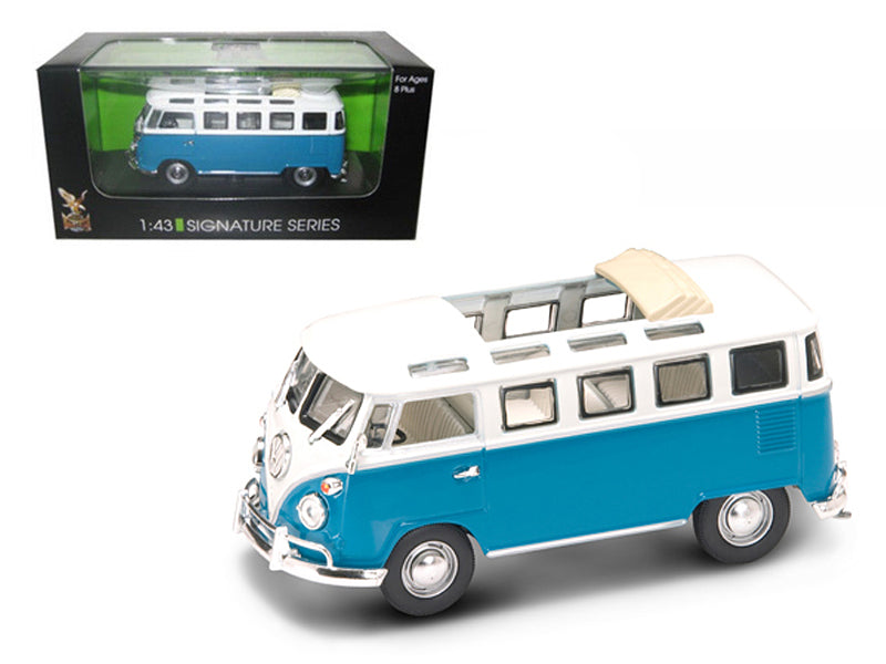 1962 Volkswagen Microbus Blue Diecast Model Van 