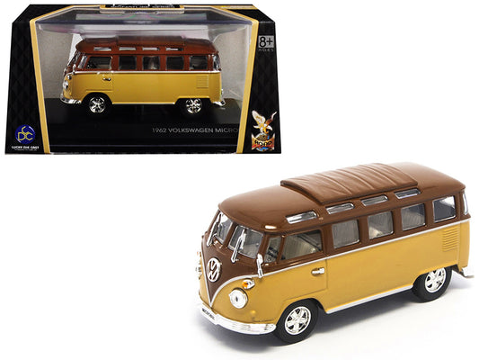 1962 Volkswagen Microbus Brown Diecast Model Van 