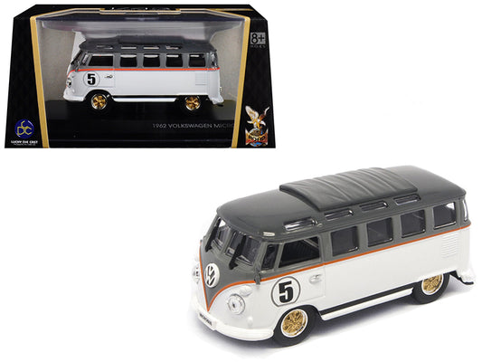 1962 Volkswagen Microbus #5 White Diecast Model Van 