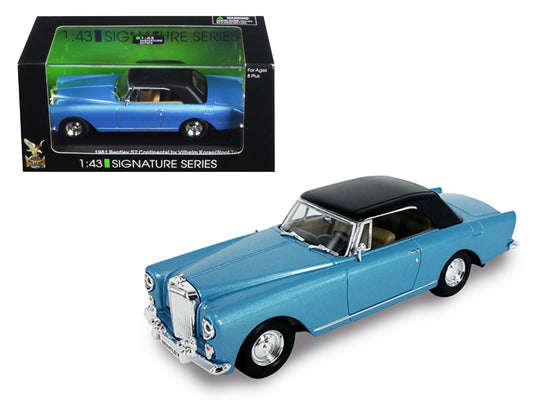 1961 Bentley Continental S2 Blue Diecast Model Car 