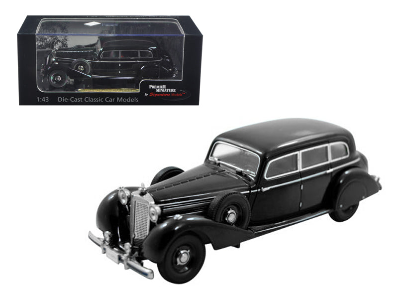 1938 Mercedes 770K Sedan Black Diecast Model Car 