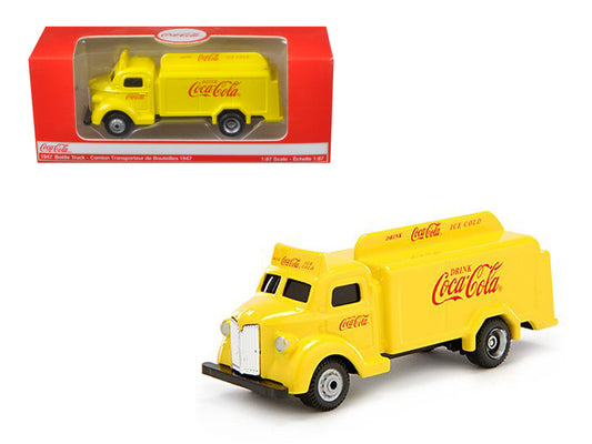 1947 Coca Cola Delivery Yellow Diecast Model Delivery Truck Coca-Cola