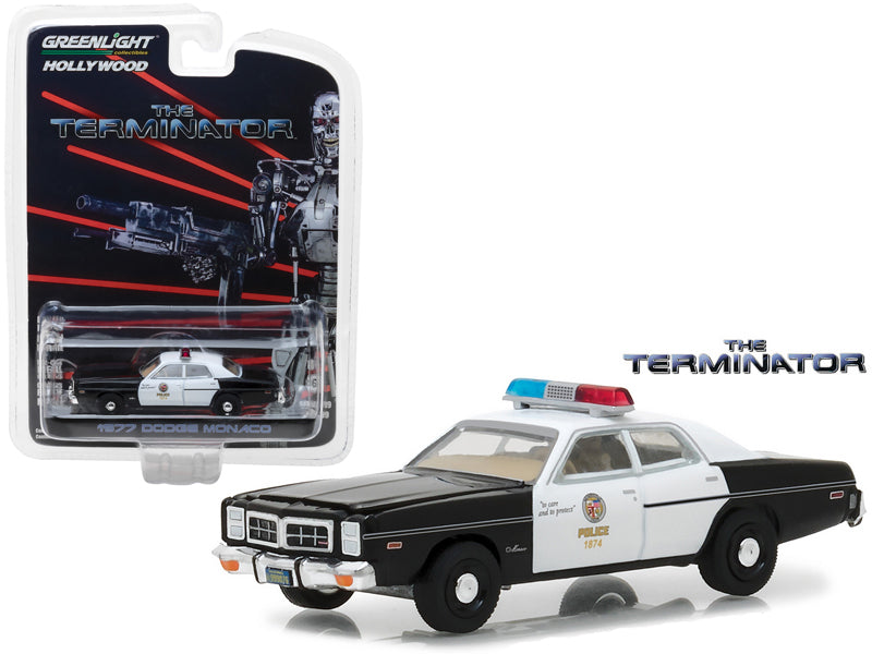 1977 Dodge Monaco Metropolitan White Diecast Model Car The Terminator (1984)