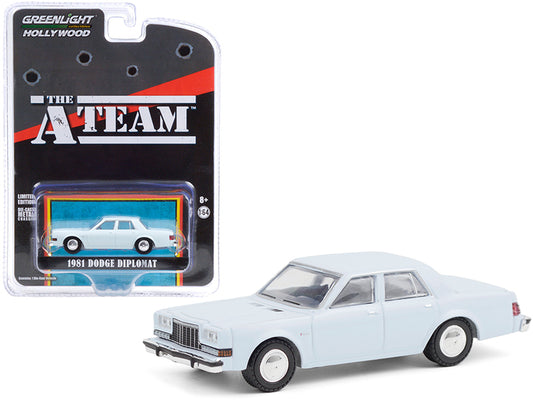 1981 Dodge Diplomat Light Blue Diecast Model Car The A-Team