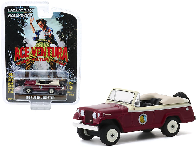 1967 Jeep Jeepster Convertible Red Diecast Model Car Ace Ventura 2 (1995)